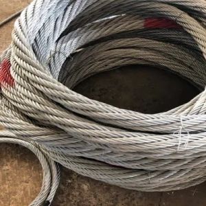 6X12 3 9 1X12 3 9 Galvanized Wire Rope Steel Cable with Steel Grade Stainless