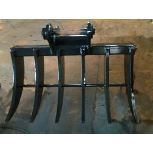 660N/mm2 Q345B Excavator Brush Rake 1 Year Warranty
