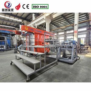 Quality Automatic PLC Control System Shuttle Rotomolding Machine Producing Pickleball for sale