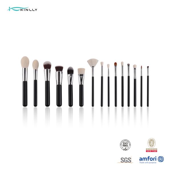 Buy 22pcs Black Makeup Brushes Set With Powder Blush Foundation Eyeshadow at wholesale prices