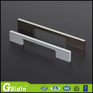 Quality bedroom kitchen accessories dresser foggy siver aluminum furniture handle for sale