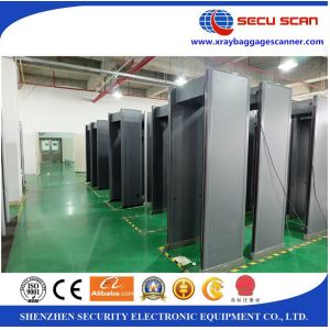 IP55 Security Walk Through Metal Detector Weatherproof LCD Display