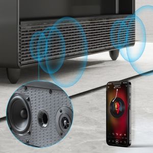 Multifunction Wireless Furniture Smart Beside Table with Frozen Function Speaker