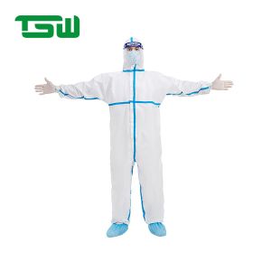 China Hospital Sterile Nonwoven Disposable Isolation Clothing on sale