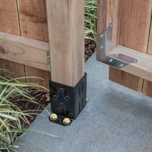 Nonstandard Heavy Duty 4x4 Concrete Anchors for Securing Wood Fence Post Mailbox