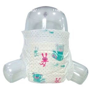 China 3D Leak Prevention Soft Breathable Baby Diaper With Hydrophilic Nonwoven Topsheet on sale