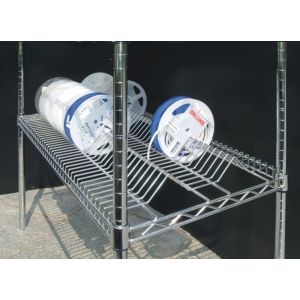 Electro - Static Discharge ESD Chrome Storage SMT Reel Shelving With Wire Mesh