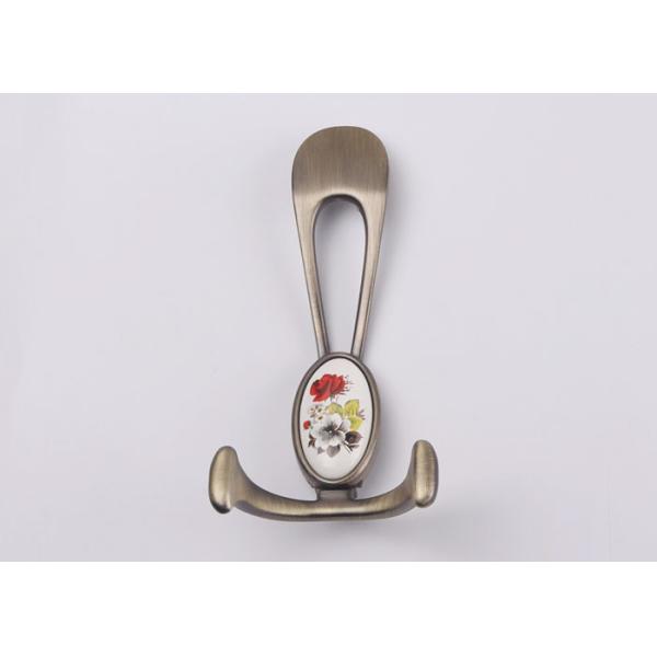 Buy European Style Ceramic Clothes Hanger Hooks Wall Mounted Furniture Hardware at wholesale prices