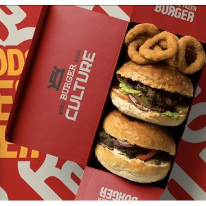 Customized Burger Box Large Capacity Fast Food Combination Packaging Folding