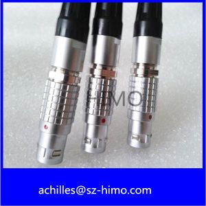 0B 3 pin straight plug lemo cable assembly