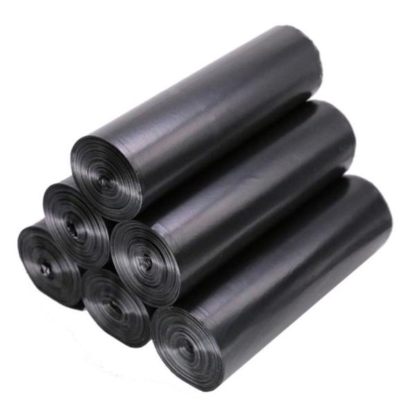 Large Portable HDPE Plastic Bin Liner Trash Bags Made from Recycled Materials