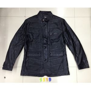 1219 Men's pu fashion jacket coat stock