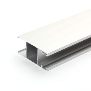 Silver Anodized 6m 0.8mm Aluminum Door Frame Extrusions