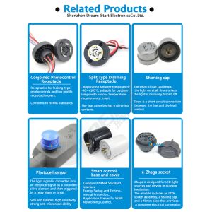 NEMA SOCKET Smart Wireless Luminaire Controller With Connection Socket