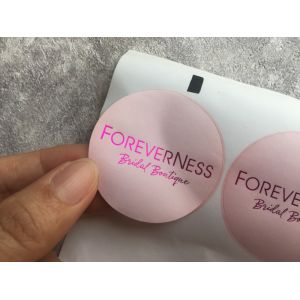 Luxury Customized Print Special Paper Labels Vinyl Clear Transparent Shiny Gold
