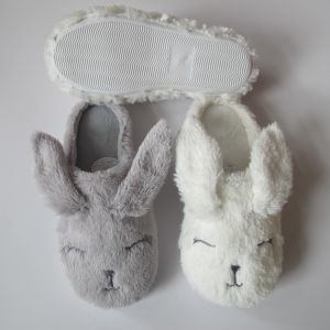 OEM Designs Winter Womens House Slippers Animal Style With 3D Trims