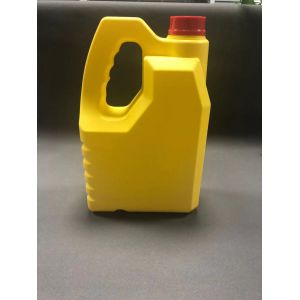 China Yellow Plastic Chemical Bottles Medical Grade Exquisite Workmanship on sale