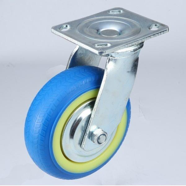 Plastic Wheel Heavy Duty Locking Furniture Transparent Caster with 130kg Maximum