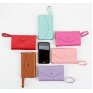 Quality 2012 Lovely ladies' cellphone wallet for Iphone G3634 for sale
