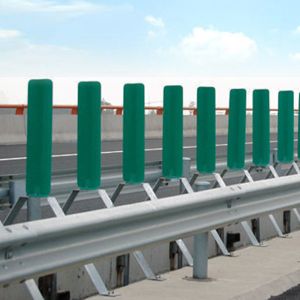 Fiberglass Leaf Anti Glare Panel Simple Structure For Highway Separation Belt