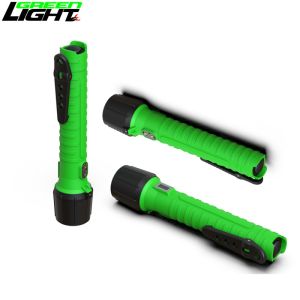 LED Explosion Proof Flashlight 23000lux Lithium Battery Rechargeable Torch 3W