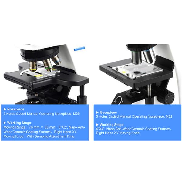 OPTO-EDU A12.2220 Infinity Trinocular Biological Laboratory Microscope