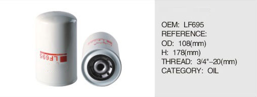 FILTER AUTO ENGINE PARTS FUEL OIL FILTER LF695