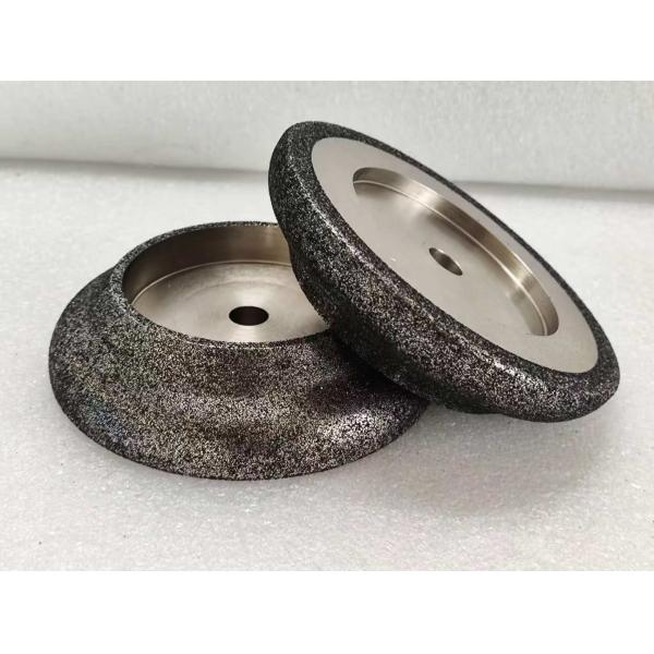 Electroplated CBN Grinding Wheel For Band Saw Blade With Steel Body Diameter 127mm