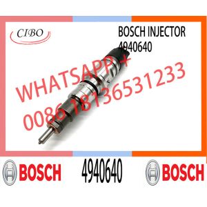 High Quality New Diesel Common Rail Fuel Injector 4940640 0445120121 For ISLe