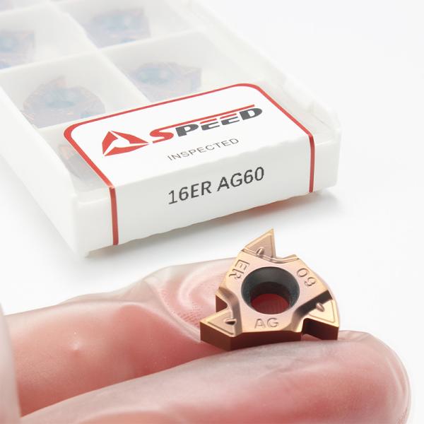 External Right Left Threading Inserts AG60 for Cast Iron Thread Cutting Tools