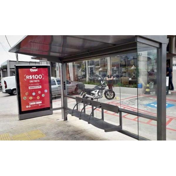 Factory Direct Sales 2500 Nits 75 Inch Outdoor Floor Standing Digital Signage