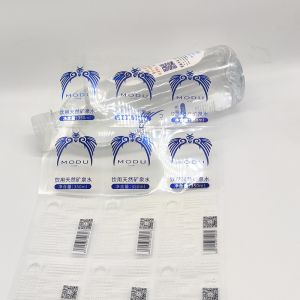Holographic Beverage Bottle Labels BOPP Films Transparent Bottle Label