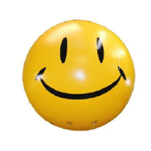 Quality business advertising smile helium balloon with printing,inflatable helium balloon for sale