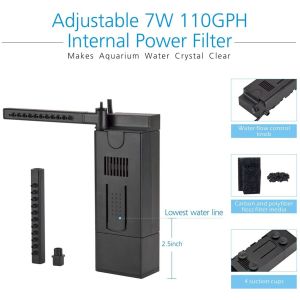 LED 8 Gallon Hygger Aquarium Fish Tank