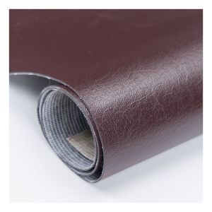 0.7mm Thickness 140cm Width Knitted Backing PVC Leather Faux Fabric for Bags