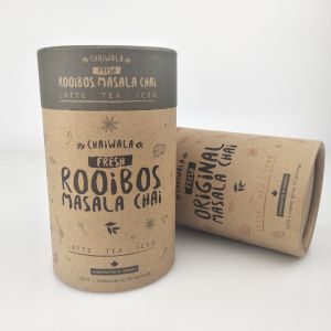 Biodegradable Cylinder Box Packaging Deodorant / Lipstick / Lip Balm Container