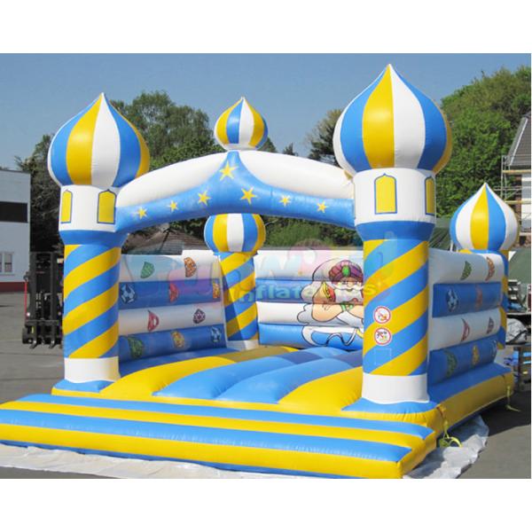 Buy Classic 5x4.5x4.5 Meter Inflatable Bounce Houses Double Stitching at wholesale prices
