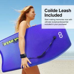 Experience the Best of Water Sports with 37" Solid Color Bodyboard and Surf