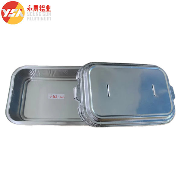 Buy 280ml 300ml Airline Aluminum Foil Catering Contianer Oblong Oven-Safe at wholesale prices