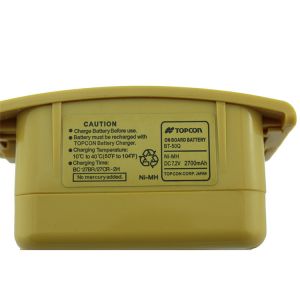 Bt-50q 7.2v Nimh Topcon Total Station Battery 2700mah For Gts600 Series