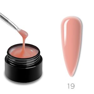 Private Label Nude Clear White Extension UV Gel Nail Polish Quick Building Nail