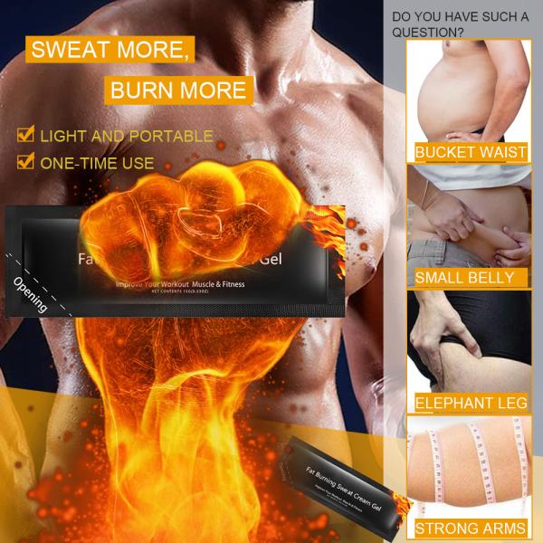 15g Hot Sweat Cream Loss Weight Workout Enhancer Cream Fat Burning Slimming Gel