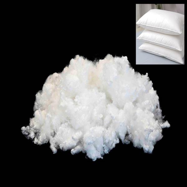 Buy 2.5D Virgin Polyester Staple Fiber White Virgin Conjugate Fiber at wholesale prices