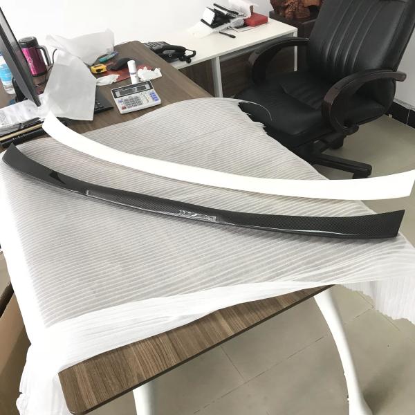 Buy Black Custom Carbon Fiber Parts Rear Wing Lip Spoilers High Temperature Resistance at wholesale prices