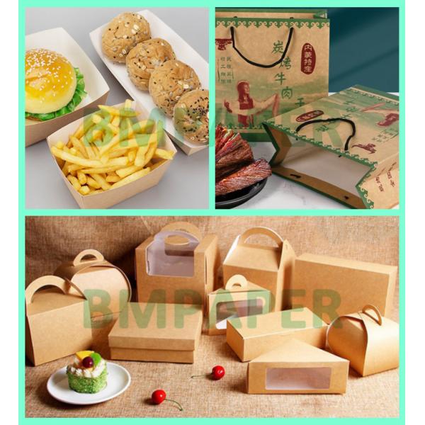 18PT Duplex Cardboard White - Brown For Food Package 40" x 20" Good Stiffness