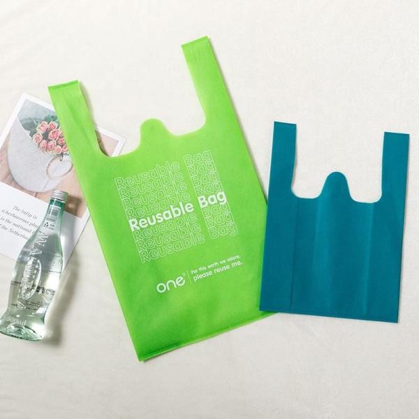 Buy Black Vest Style Shopping Non-Woven Tote Bags at wholesale prices