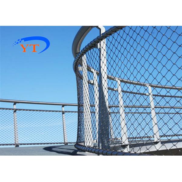 1.5mm SS316l Stainless Steel Cable Mesh Flexible Infill Customization