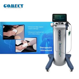 Vertical 4 Wheels Easy Moving Shockwave Therapy Machine Electotherapy Ultrasound