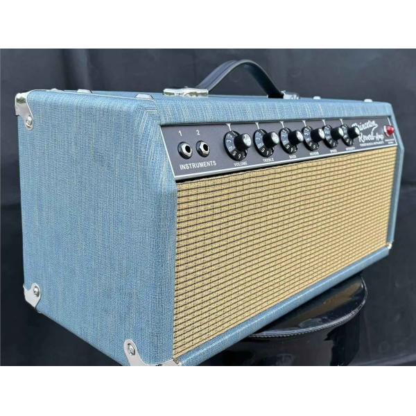 Custom Grand ′64 Princeton Reverb Tube Guitar Amp Head in Blue Color Fender Amp Clone Guitar Amplifier OEM