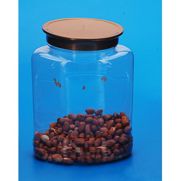 Buy Plastic Material Plastic Sample Jars , Durable Sugar Coffee Tea Canister at wholesale prices